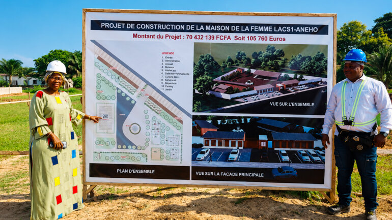 Une Maison de la femme en construction à Aného