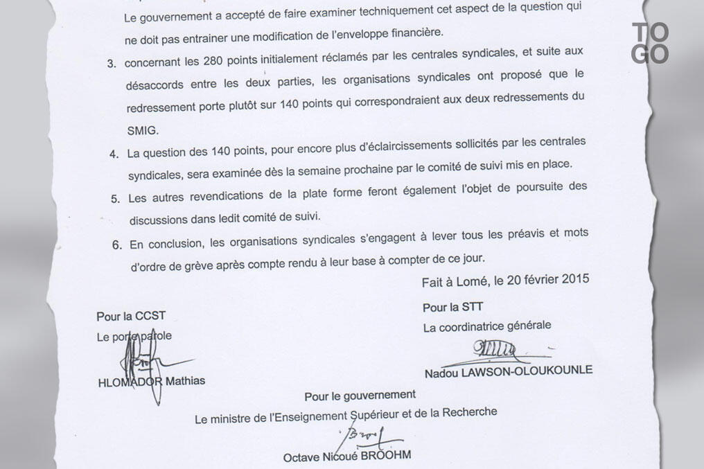Le gouvernement et les syndicats sont parvenus à un accord - République ...
