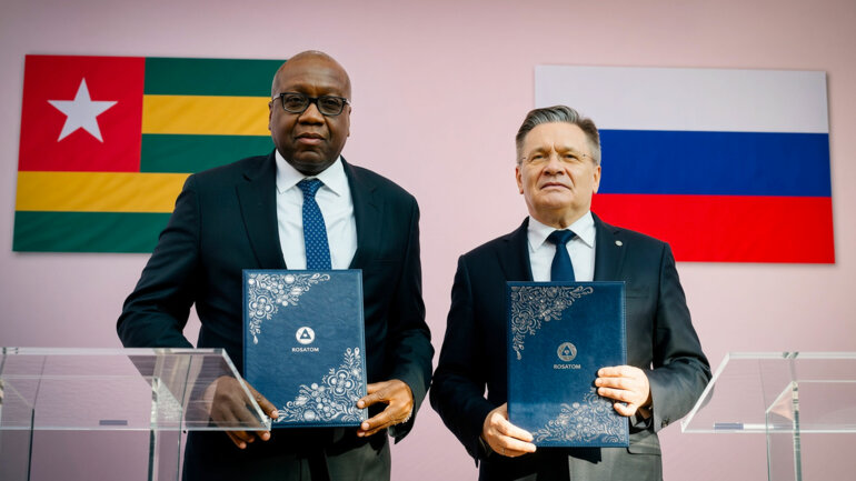 Accord Togo-Russie sur le nucléaire civil 