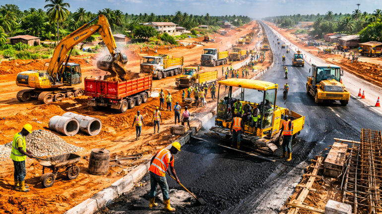 3 000 milliards investis en cinq ans dans les infrastructures routières et publiques