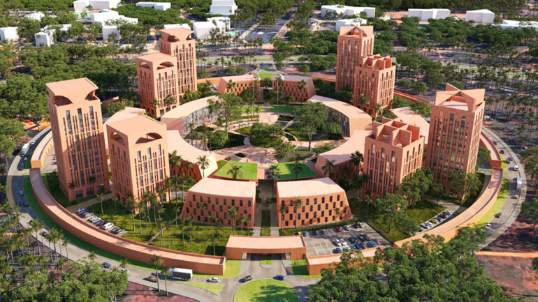 Entre tours et jardins, la nouvelle Cité ministérielle de Lomé