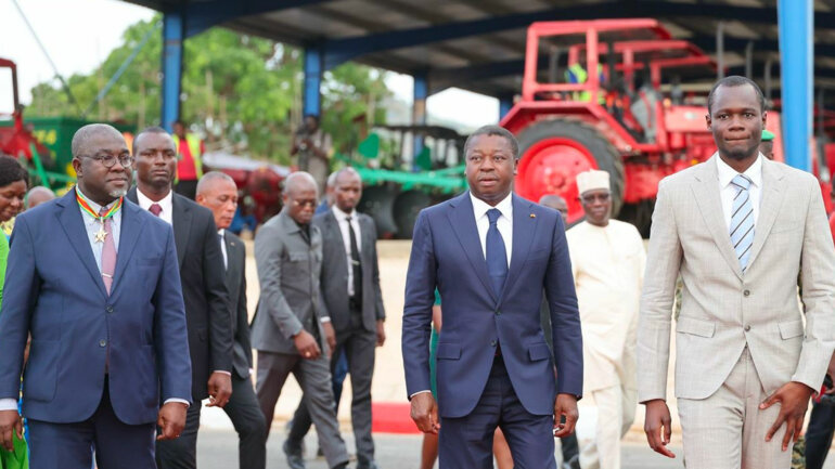 Faure Gnassingbé inaugure le Centre de mécanisation agricole de Kara