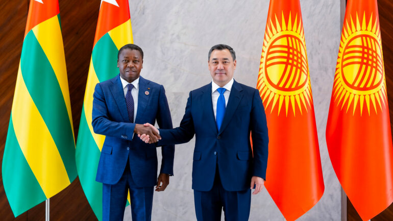 Faure Gnassingbé salue des échanges "de qualité" avec le Kirghizstan