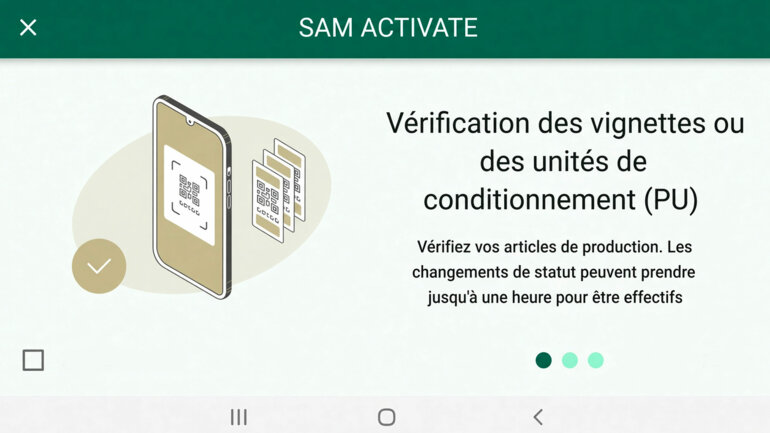 Activation nécessaire sous peine d'amendes 