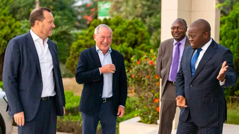 Visite du patron d'Orascom 