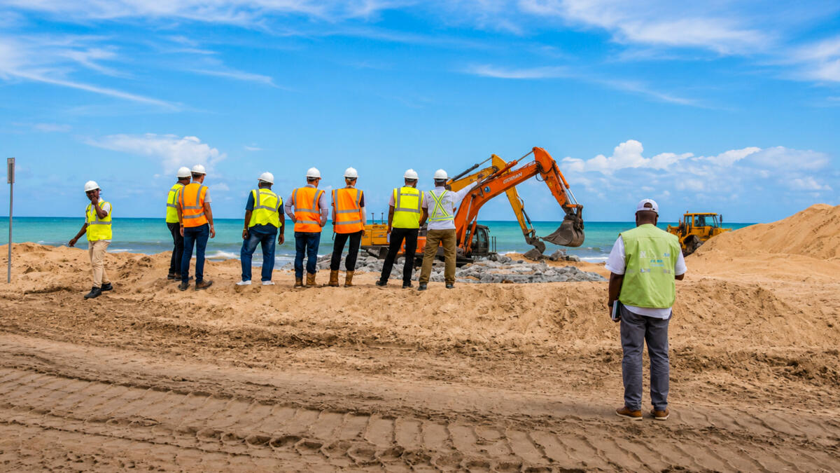 Littoral : les travaux de protection côtière avancent vite 