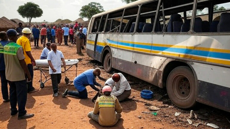 Grave accident de la route à Barkoissi