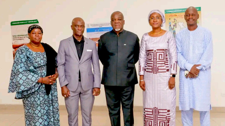 Délégation malienne à Lomé 