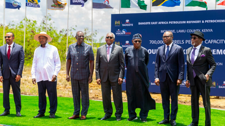 Raffinerie de Lamu : le président togolais au lancement du chantier Dangote