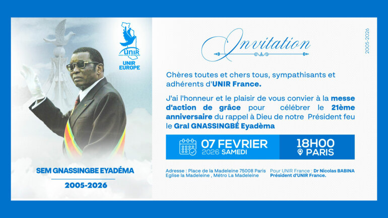 Une messe anniversaire en mémoire de Gnassingbé Eyadema