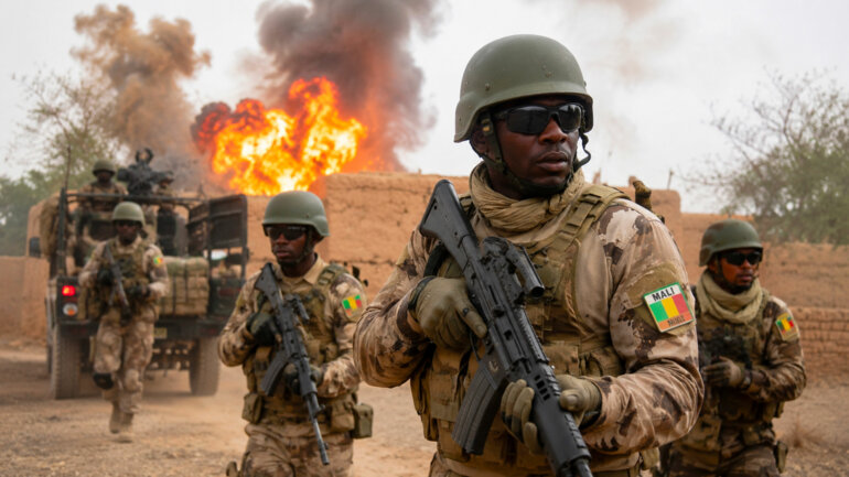 Positions militaires attaquées au Mali 