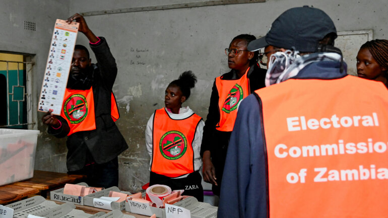 Zambie : large victoire de Hakainde Hichilema 