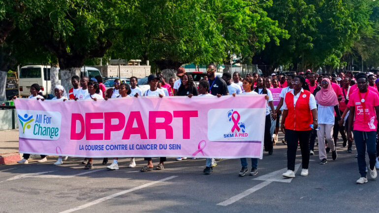 Octobre Rose : Lomé s'élance pour le dépistage précoce