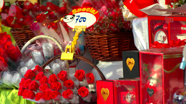 Cupidon sponsorisé par le commerce