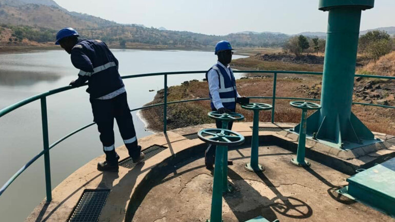 Le barrage de la Kozah à un niveau historiquement bas