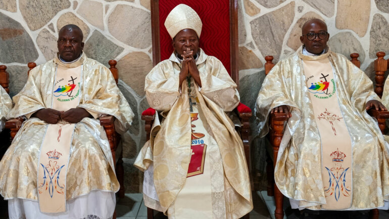 Mgr Jacques Danka Longa, élu président de la Conférence des évêques du Togo