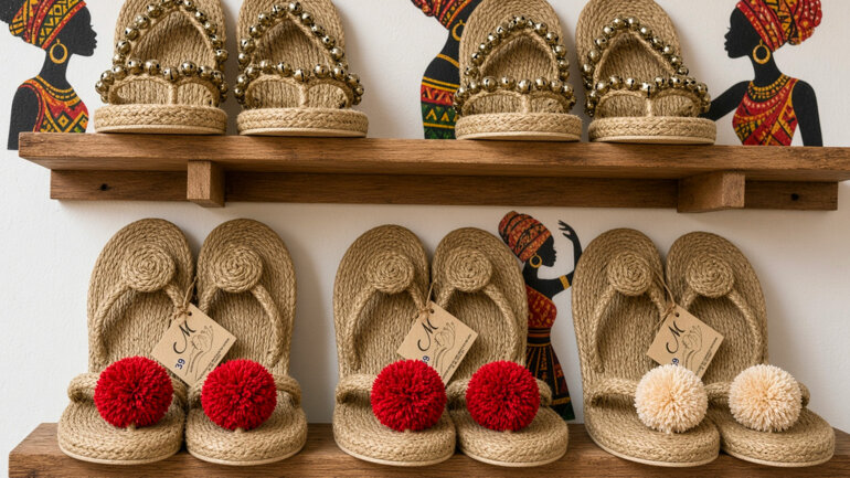 Quand le jute devient accessoire de mode