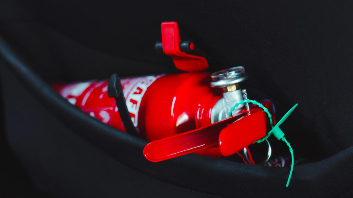 Un extincteur dans chaque camion 