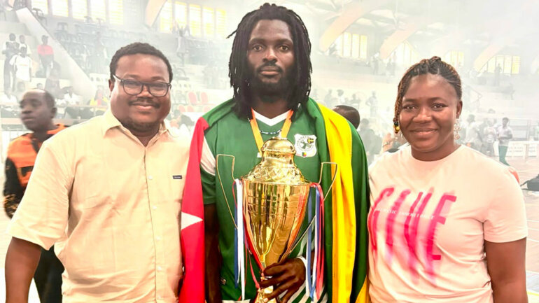 Achille Samani, nouveau champion béninois de volleyball