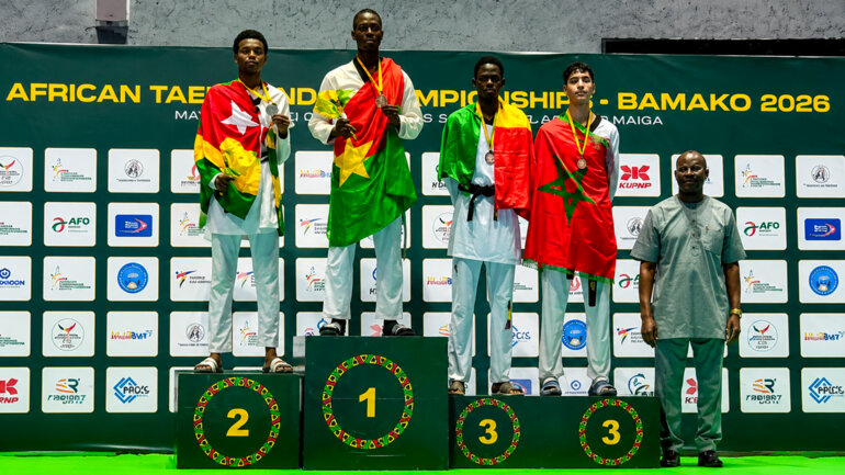 Taekwondo : médailles pour le Togo 